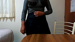 Laura's Shy Oral Debut Ends in Creampie