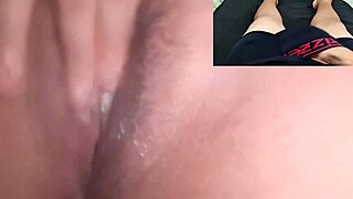 Watch my ex's naughty teen siririca makes me cum hard on sheer red!