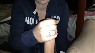 CFNM TEEN HANDJOB POURS CUM EVERYWHERE POV!