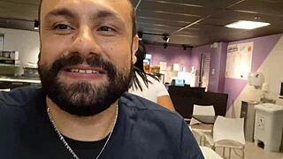 Hey babe 😏 this hot morena bares her steamy pussy gets creamed publicly on street square with huge cock 💦🍆