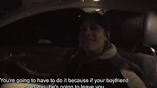 Boyfriend threat for her secret ass handover?