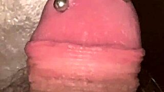 this chubby solo bdsm guy shows off his small pierced useless cock belly fat ass and cumshot