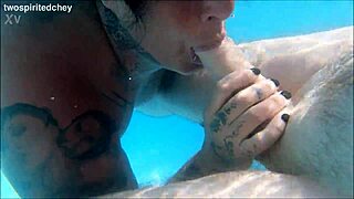 Holiday Pool Threesome Teases with Juicy Curves and Deep Strokes