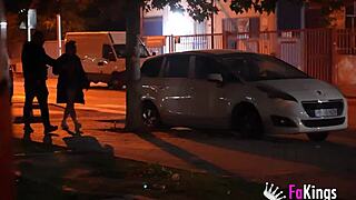 valen pink the pornstar fucks fans on a date after street interview and casting blowjob