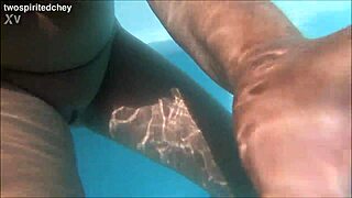 Holiday Pool Threesome Teases with Juicy Curves and Deep Strokes