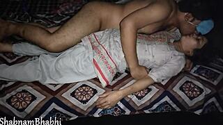 Beautiful Indian wife delivers exotic hardcore fucking romance on ranch wedding night