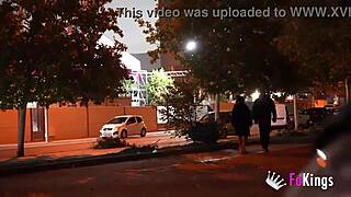 valen pink the pornstar fucks fans on a date after street interview and casting blowjob