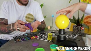 hey, our study session got so hot during the school project we ended up freeuse fucking