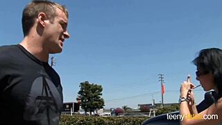 skinny petite teen showers big cock cumshot craving monster