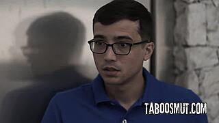 Lesbian BABE watches WIFE ride neighbor COWGIRL deepthroat doggystyle hardcore big tits.