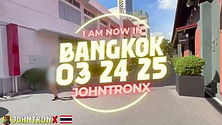 shy thai babe rides johntronx cock to hardcore creampie pov