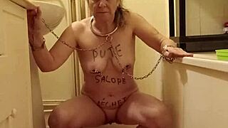 Ready to watch my piss slave take the belt outdoors?