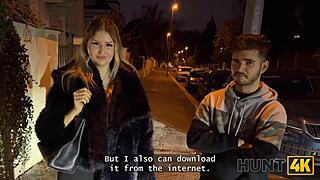 i needed that new tattoo so bad i sucked this stranger's huge cock for it