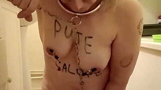 Ready to watch my piss slave take the belt outdoors?