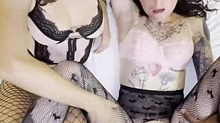 Hey roommates, wanna watch us suck your BBC dorm style?