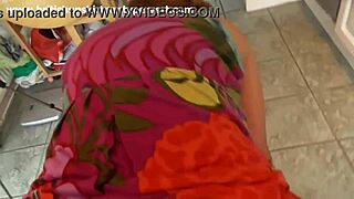 lovely british milf housewife sucks cock wanks off in stockings while hubby's at work