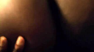 Fingering milf's tight pregnant pussy leads to raw homemade monster cock fuck