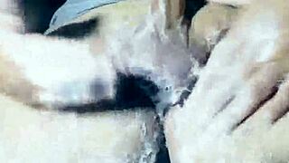 sensual naked man showers with big cock handjob and exotic massage vibes