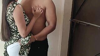 hey babe, we can't hold back during this wild rooftop terrace fuck anymore