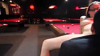 Asleep husband ignored as wife rides stranger's big black cock poolside covertly