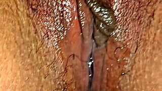 i'm dripping watching my latina milf get creampied interracial