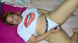 stepson spies on stepmom's wet pussy play then takes her doggystyle