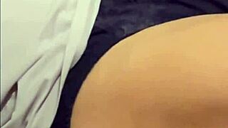 Wife Sleeps on Sofa, I Film, Strip Underwear, Lick Boobs and Pussy