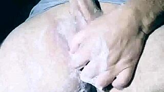 sensual naked man showers with big cock handjob and exotic massage vibes