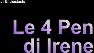 Four Dicks Stretch Italian Milf In Homemade Orgy Double Penetration