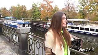 beautiful girl delivers intense blowjob ending in facial cumshot