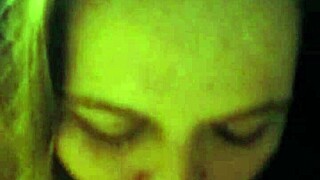 new fat wife surprises with deep blowjob on hubby's thick cock