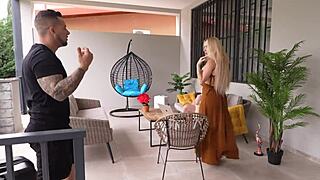 Wrong address! Stepbrothers' big dicks ravage horny pussy