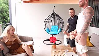 Wrong address! Stepbrothers' big dicks ravage horny pussy