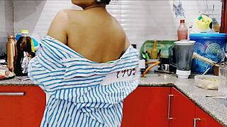 Delhi Stepsis Takes Brother's Monster Cock In Kitchen Pussy Pound