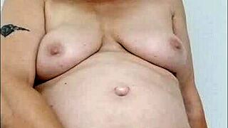 dirty girl wanks frantically at mummy's begging for orgasm release now!