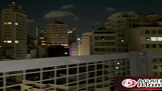 Agatha's street pound with Noel MILF! 🎅🍑