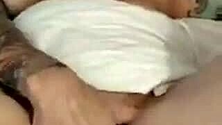 Blonde Slut Neighbor Fingers Her Big Tits And Ass On Camera