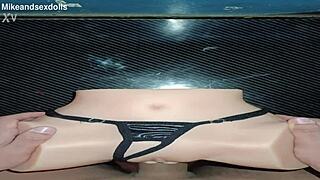 wanna see this fuck doll creampied doggystyle on desk?