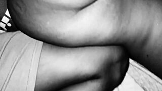 soft curvy wife spreads creamy pussy for roommate's huge black cock pounding