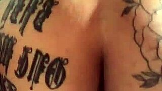 Ebony Stud Licks Thick Latina Ass Before She Bounces Backwards on His Huge Cock