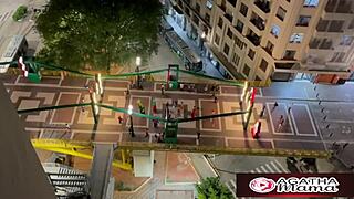 Agatha's street pound with Noel MILF! 🎅🍑