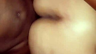 yo check this big booty latina handling that monster black cock