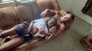 COZY Evening With Girlfriend's Huge Ass Worship And Screams!