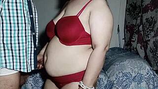 I ram my big dick into gorgeous bbw stepmom's fat ass while dirty talking in hindi as she moans loud