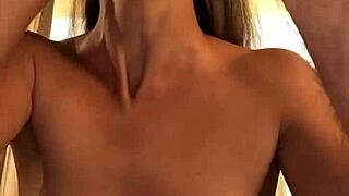 amateur slut eagerly sucks cock for sloppy facial cumshot