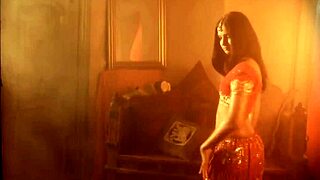 exotic brunette indian girlfriend teases with sultry solo charm