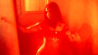 exotic brunette indian girlfriend teases with sultry solo charm