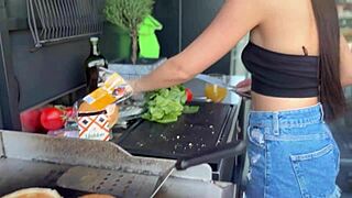 Asandra's first bite awakens dream girlfriend allure