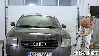 Stud licks hairy teen cunt then pounds her sloppy hardcore!