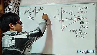 japanese nerd student angles 68 sexual math at 30 degrees in bedroom with brown eyes